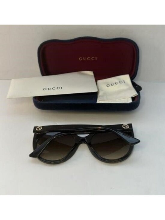 New Authentic GUCCI  Acetate Cat Eye Sunglasses GG0325S Tortoise main image 10